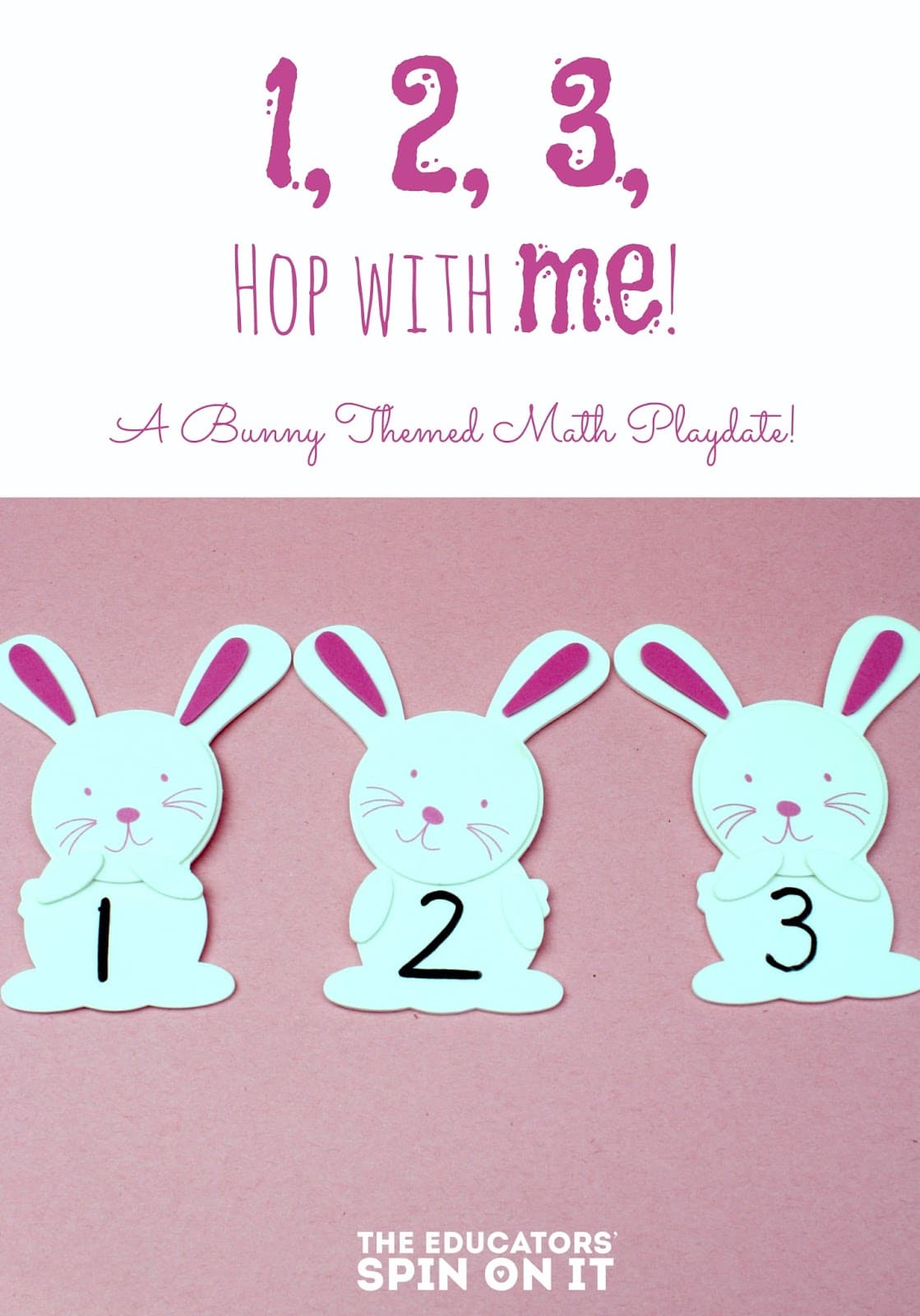 Easy D.I.Y Preschool bunny math activities