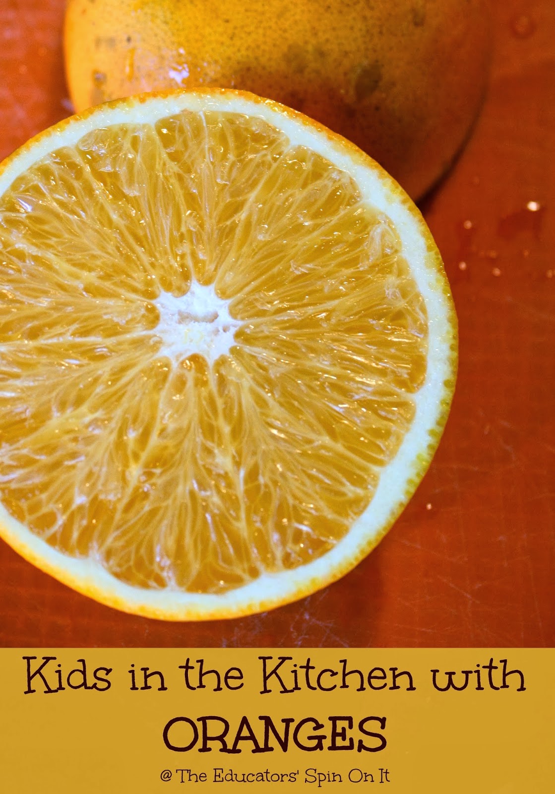 Kids in the Kitchen with Oranges