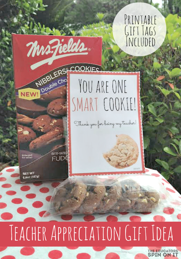 Cookie Themed Teacher Appreciation Gift Idea (includes printable)