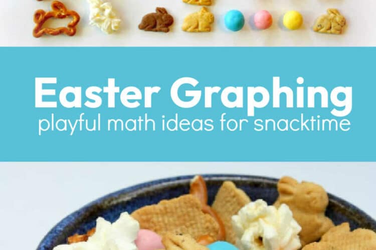 Easter Graphing Activity for Preschooler and Kindergarten. Hands on fun with math!