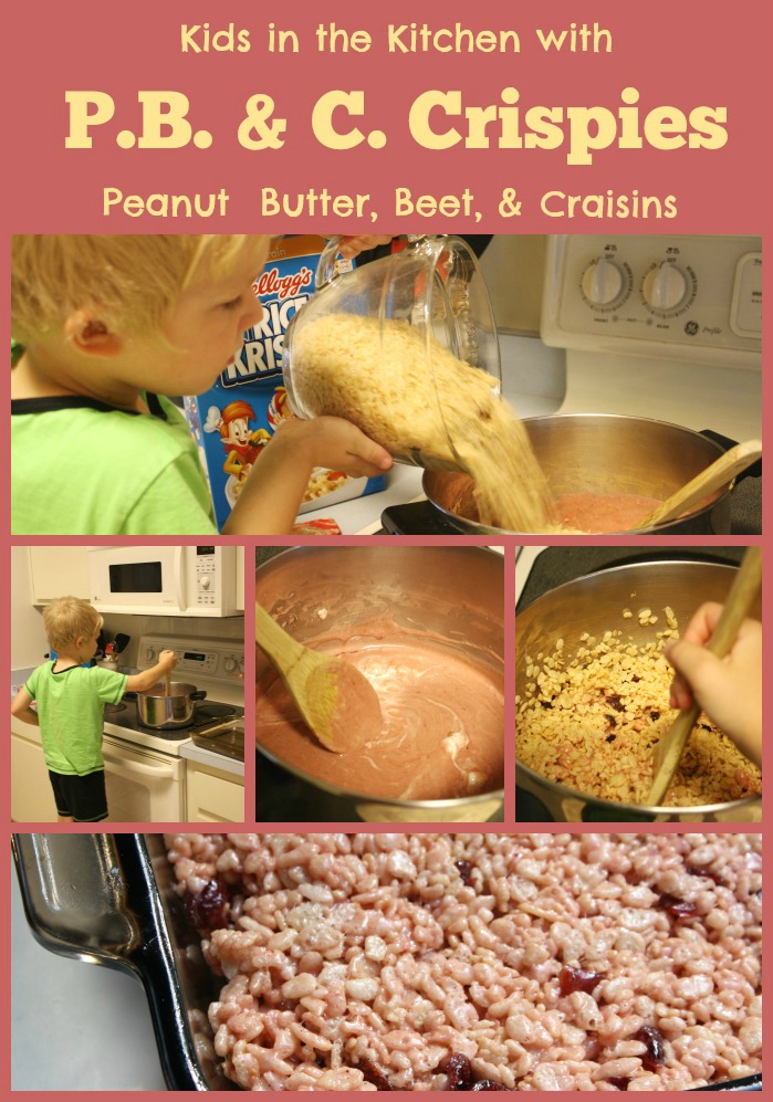 Cooking with Kids Pink Crispie Bites