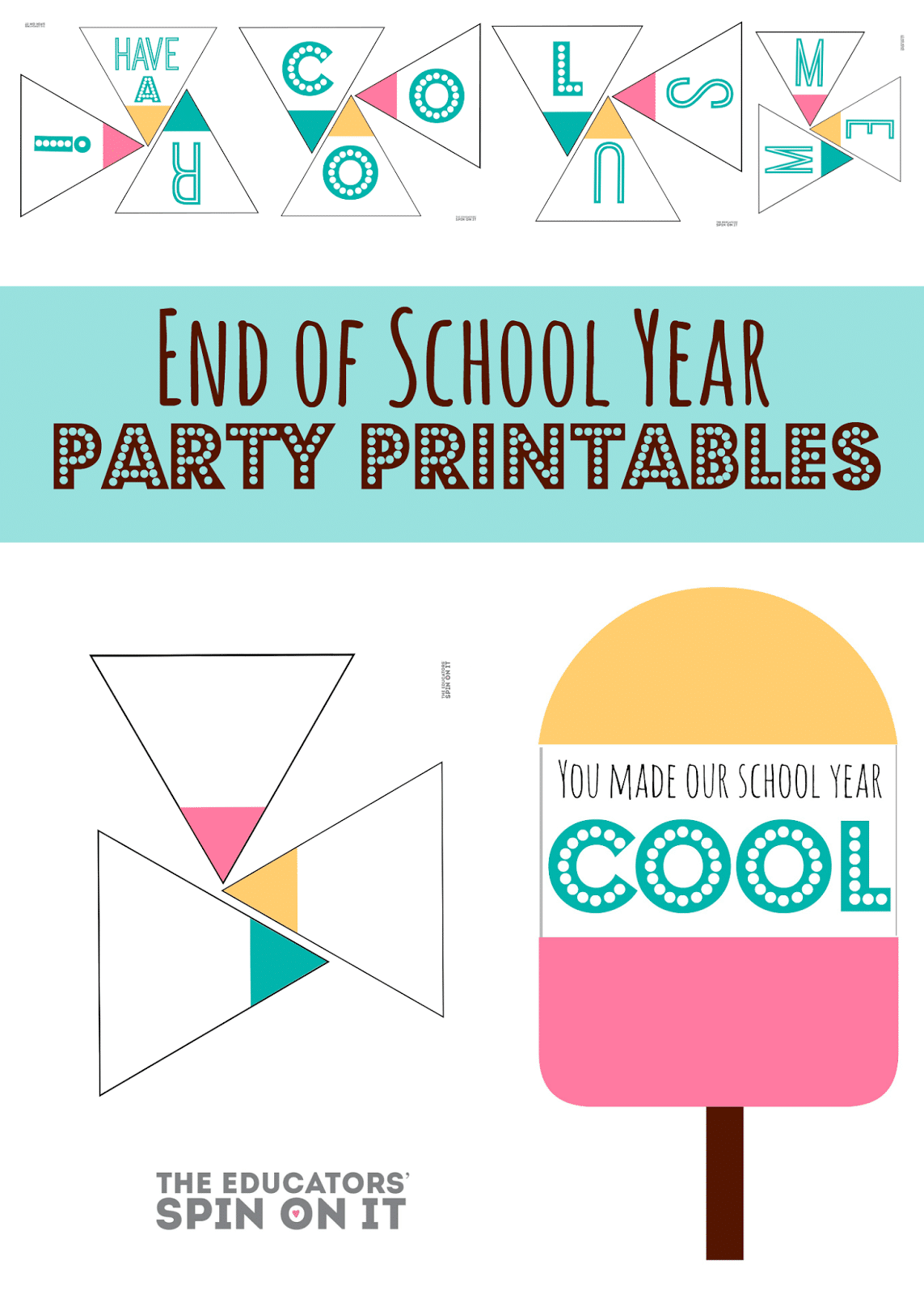New year party flyer bundle is very modern psd (photoshop) flyer bundle of 6 modern flyers super easy to edit that will give the perfect promotion for your fill up your party with any of the best free new year flyer templates to welcome a new way of life. End Of Year Flyer - End of School Year Party Idea - The Educators' Spin On It