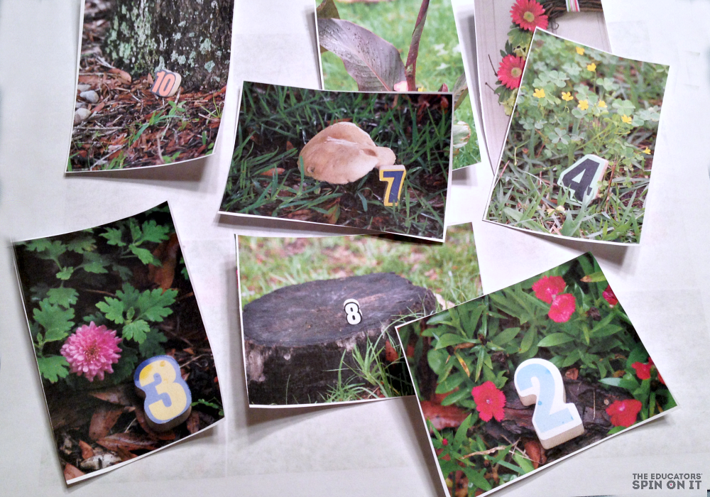 Create a Scavenger Hunt with Kids with Numbers 