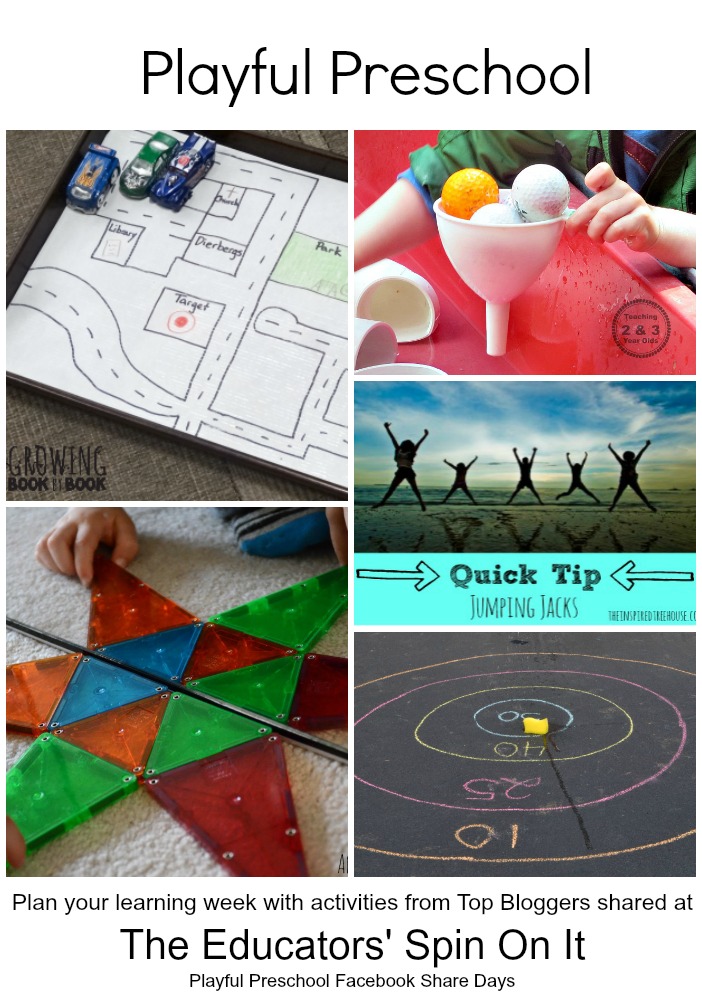 Playful Preschool Activities for Ages 3-5 from Top Bloggers #EDUSpin #Preschool