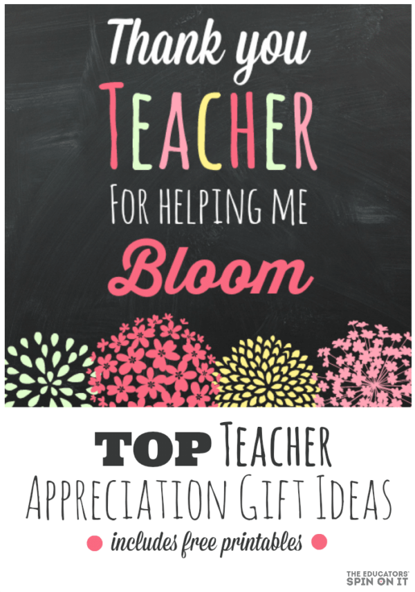 Thank You Gift Ideas for Your Child's Teacher - The Educators' Spin On It