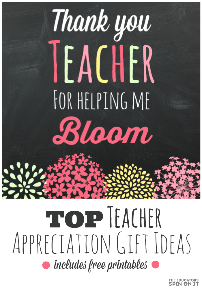 Teacher Appreciation Gift Idea and Printable from The Educators' Spin On It 