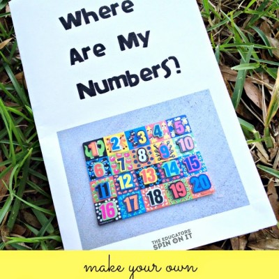 DIY Number Book for Preschoolers