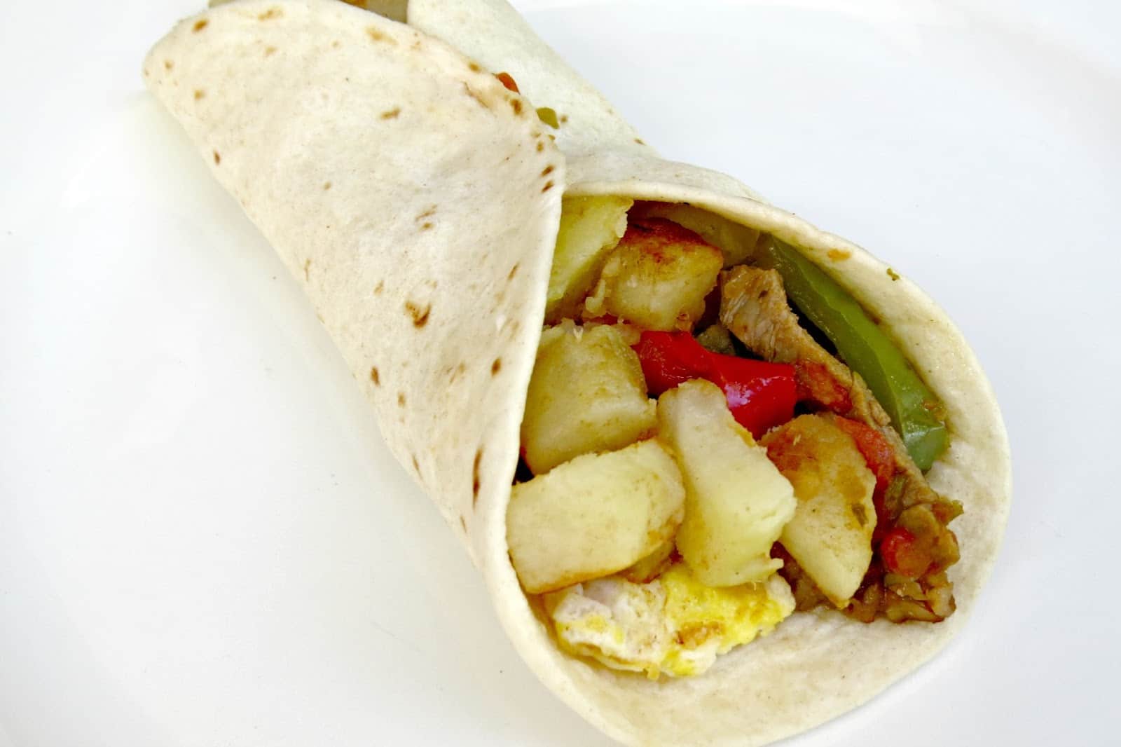 Steak and Potato Breakfast Fajita