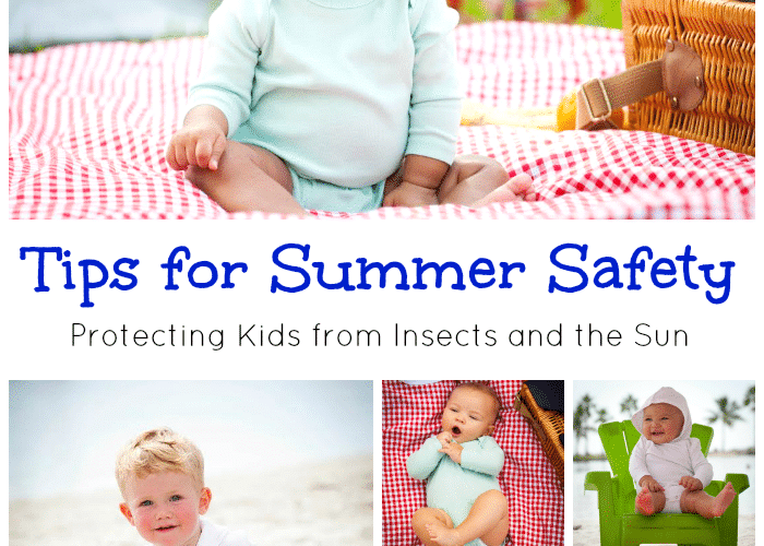 Tips for Summer Safety from the Sun and Insects for Kids