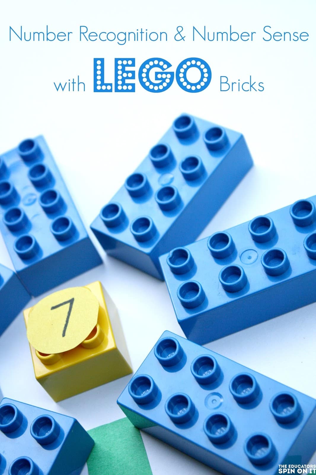 Preschool Number Recognition and Number Sense LEGO inspired activity