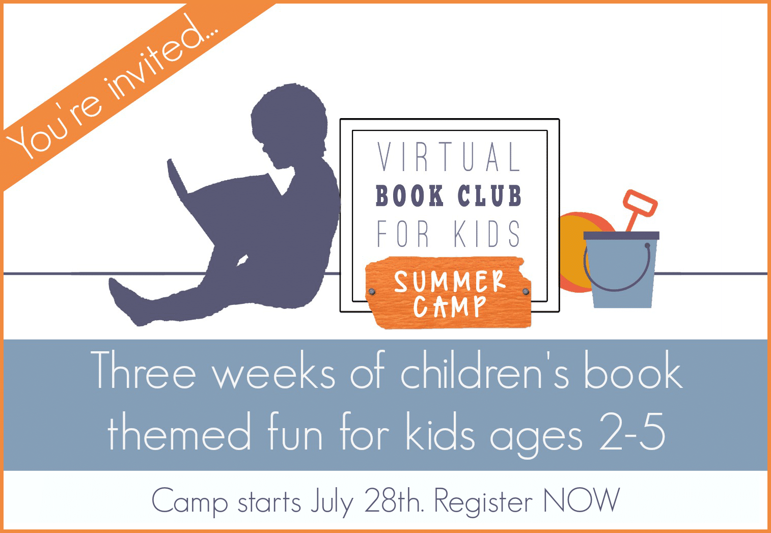 Virtual Book Club for Kids Summer Camp 