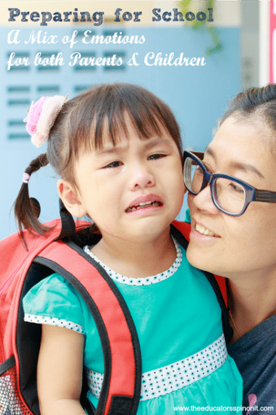 Preparing for School Brings Emotions for both Parents and Children ...