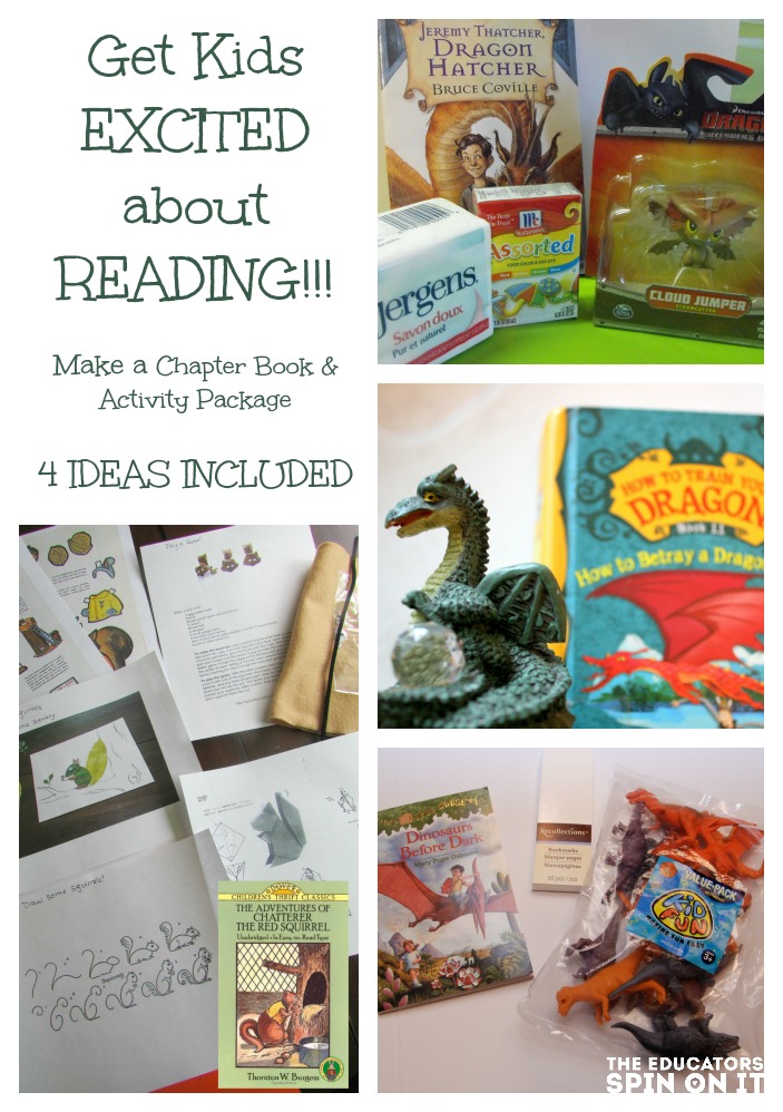 Get kids excited about reading by building a chapter book and activity package!