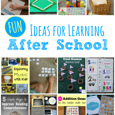Fun Ideas for Learning After School with Kids