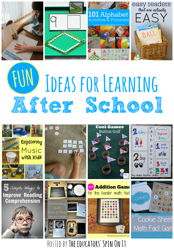 Fun Ideas for Learning After School with Kids