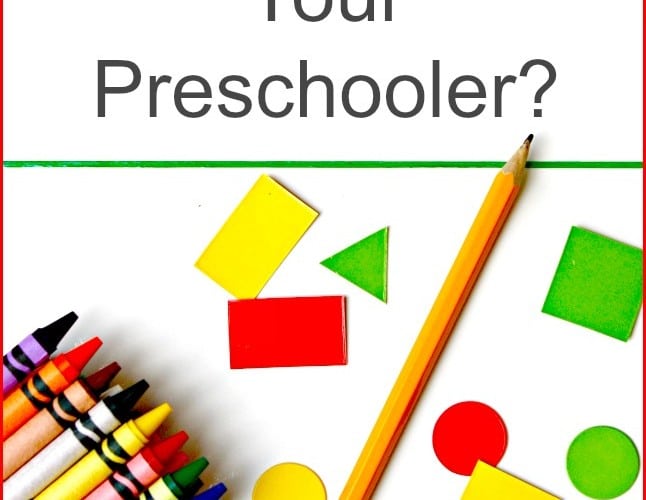 Tips for Homeschooling Your Preschooler