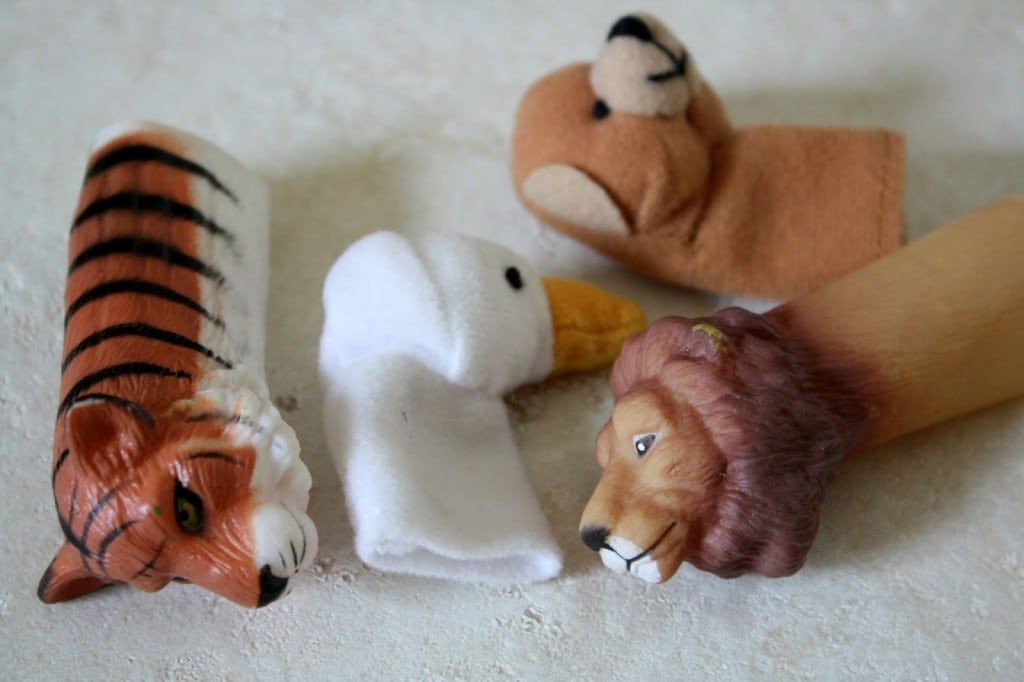 Animal Finger Puppets for Pinata Fillers 