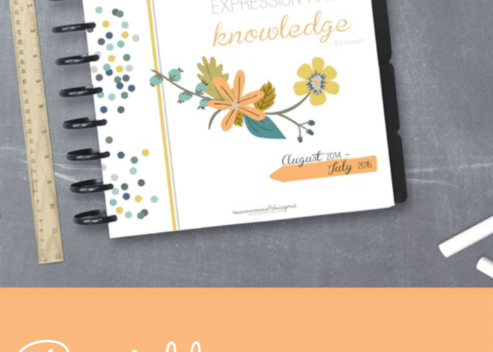 Printable Teacher Planner from Mama Miss Designs