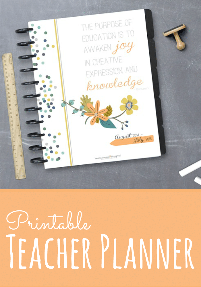 Printable Teacher Planner from Mama Miss 