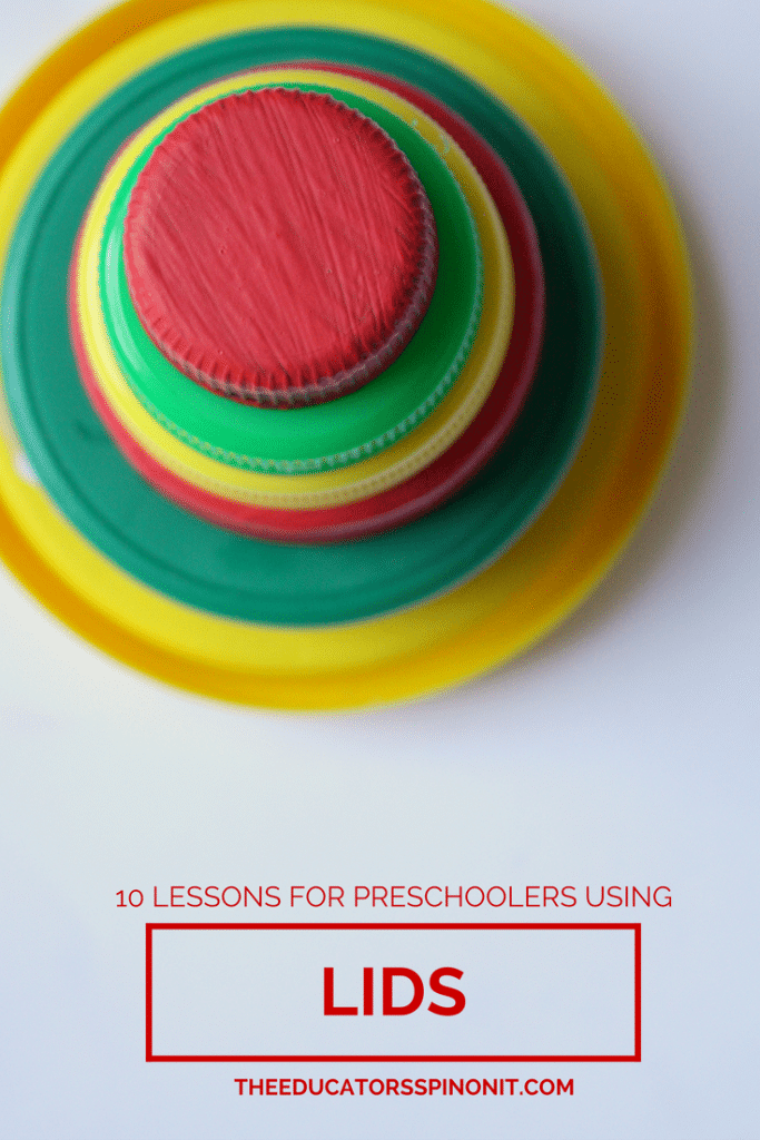 10 Lessons for Preschoolers Using Lids
