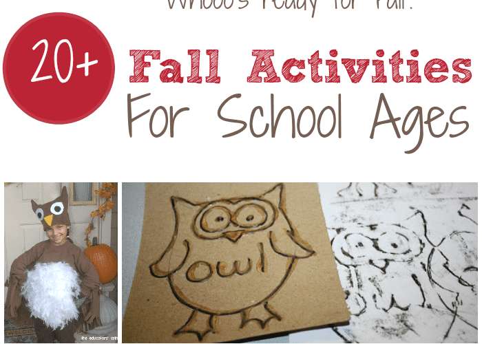 Fall Activities for School Ages