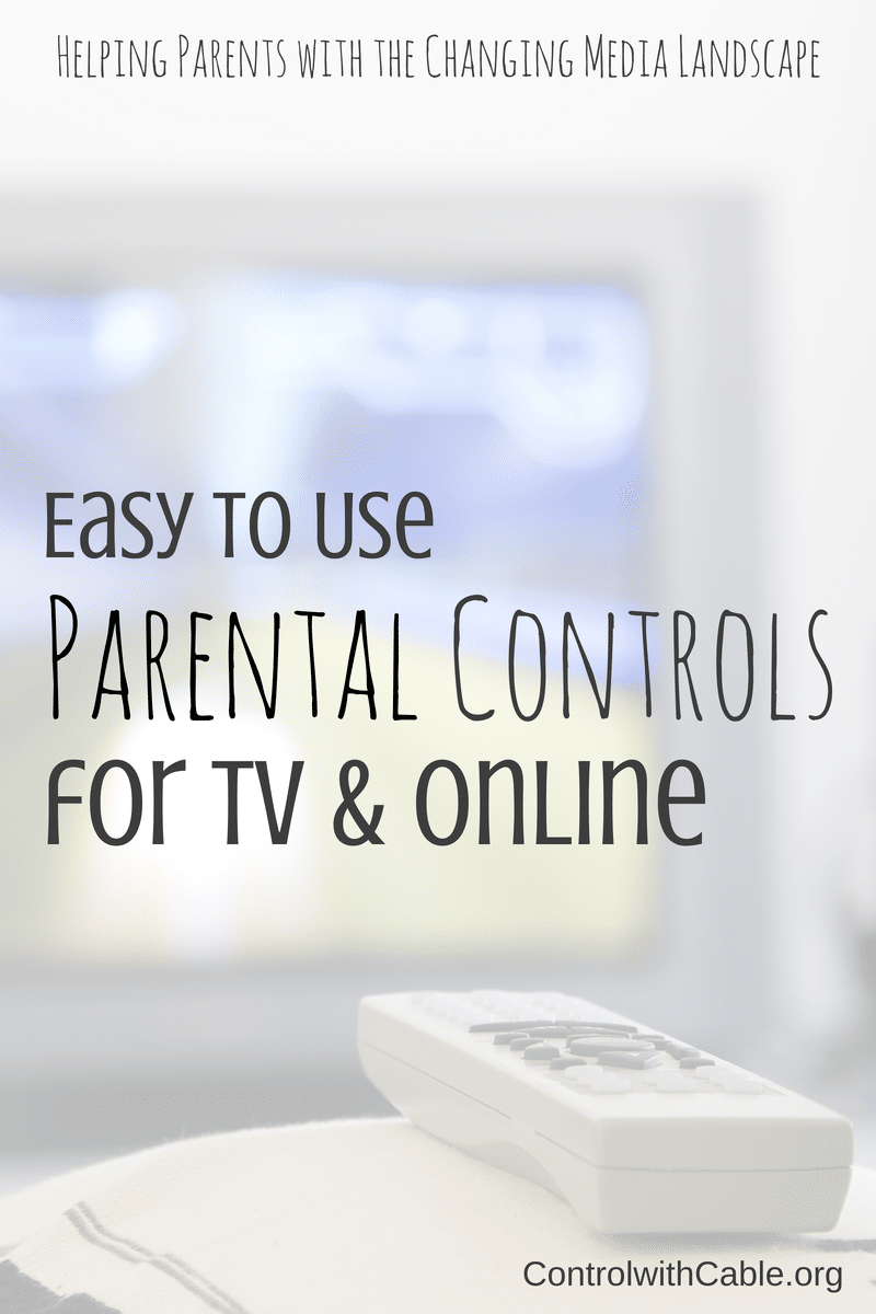 Easy to Use Parental Controls for TV and Online from Controlwithcable.org 