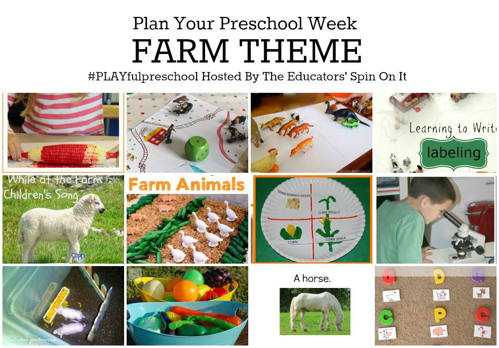 Farm Animals Theme Preschool Activities