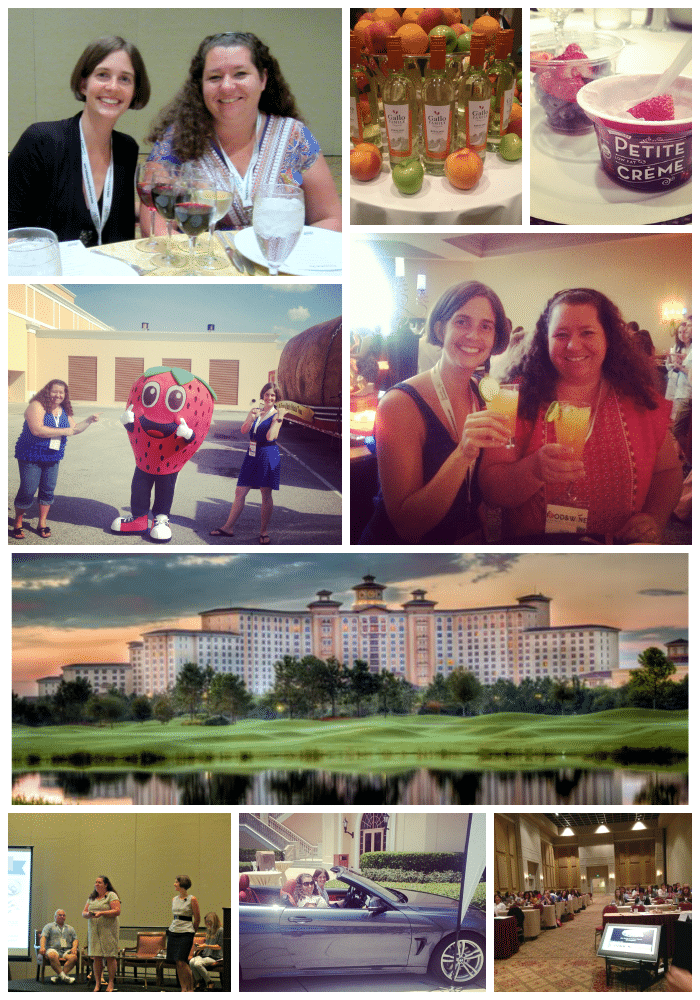 Kim and Amanda at the Food and Wine Conference in Orlando, Florida