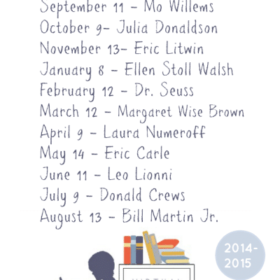 Virtual Book Club for Kids Featured Authors for 2014-2015