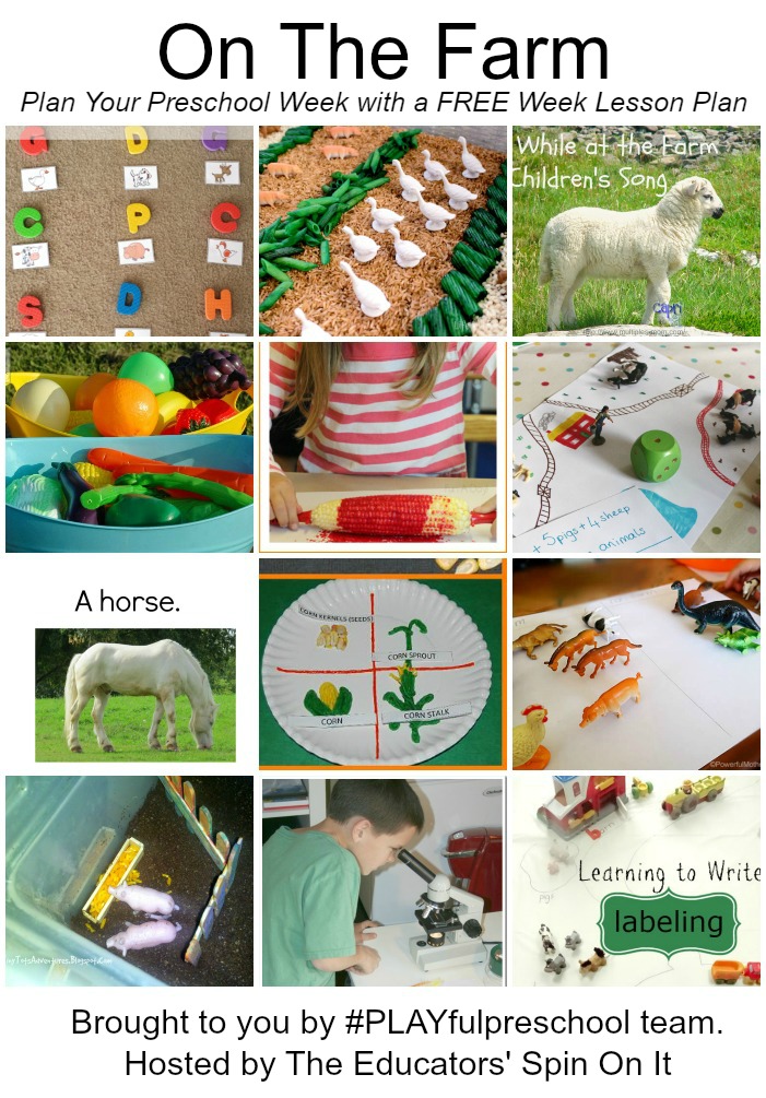 Short tematic lessons for kids, farm animals - # 1 