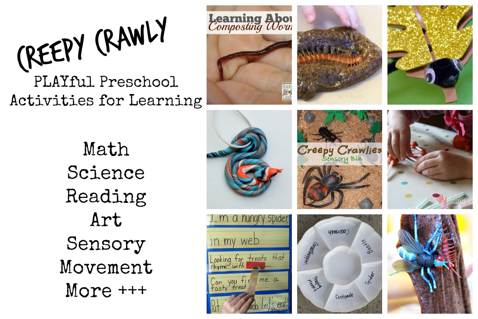 Creepy Crawly Playful Preschool Weekly Lesson Plan