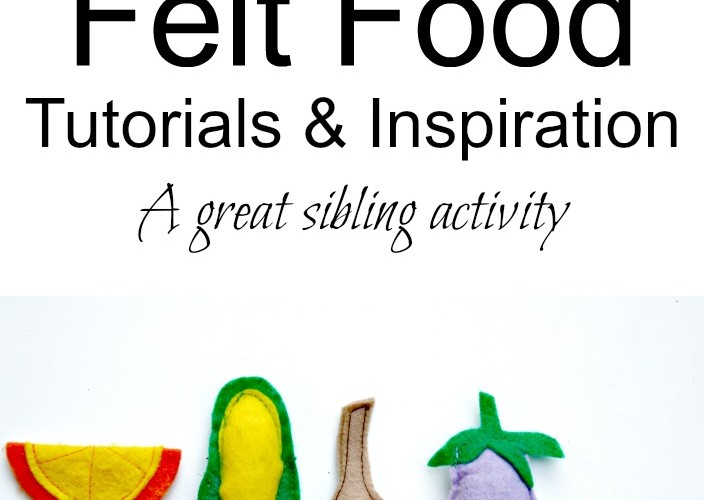 Felt Food for Kids for Pretend play