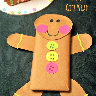 Gingerbread Man Gift Wrap