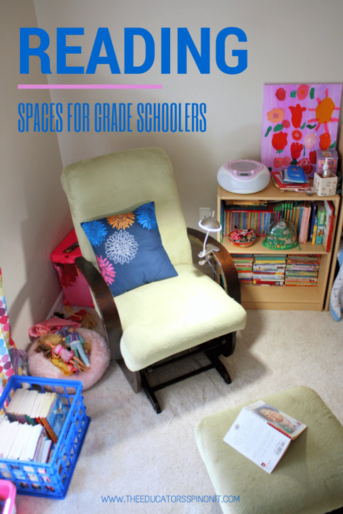 Create a kid-friendly reading space for after school literacy. Raise a reader!!!!
