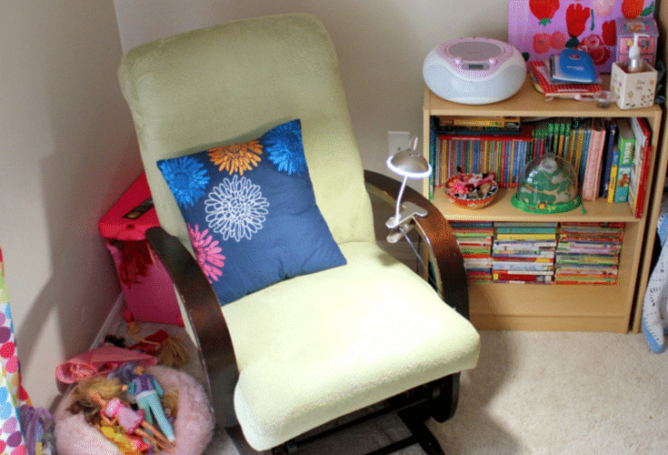 Create a kid-friendly reading space for after school literacy. Raise a reader!!!!