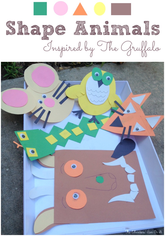 Gruffalo Themed Animals Shapes