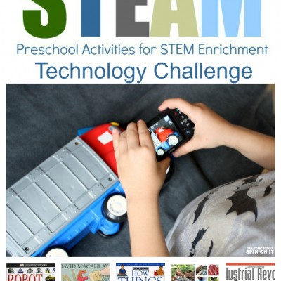 Preschool Technology Challenge and Tips: Week 2 of STEAM E-Course for Parents and Teachers