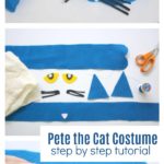 Blue DIY Pete the Cat Costume Headband and Tail