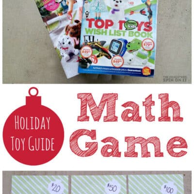 Math Game with Holiday Toy Guides