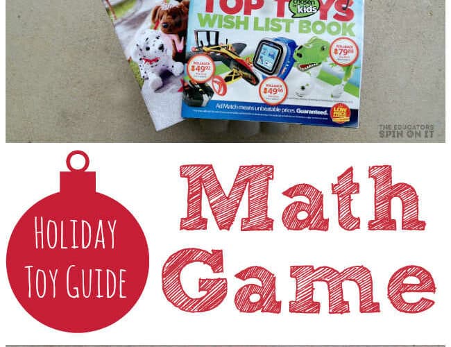 Holiday Toy Guide Math Game for Kids