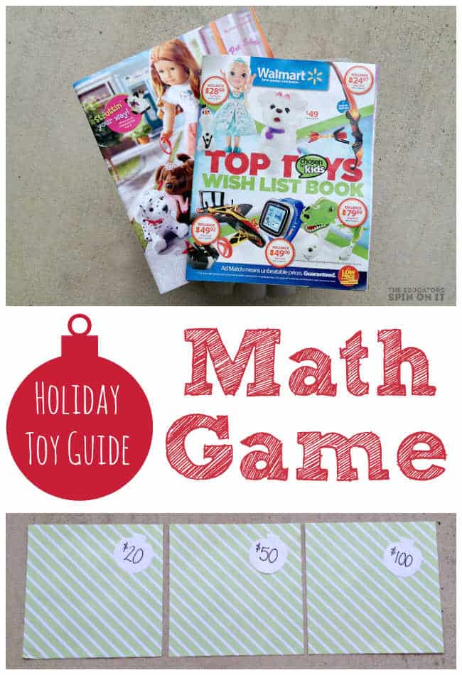 Holiday Toy Guide Math Game for Kids