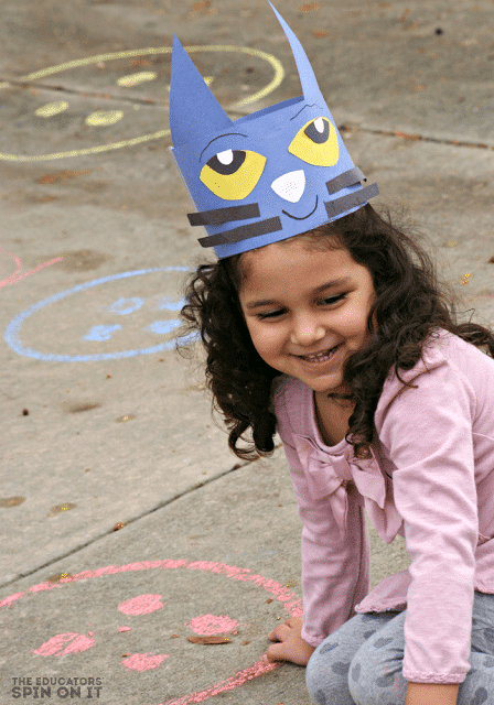 Pete the Cat Movement Activity for Kids inspired by Pete the Cat and his Four Groovy Buttons