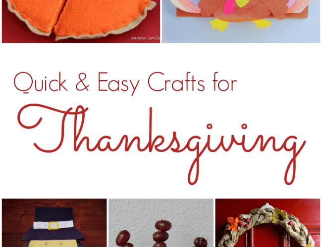 Quick and Easy Thanksgiving Activities for Kids