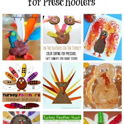 Turkey Activities for Preschool Learning and Play