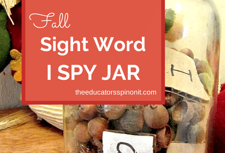 Acorn Fall Sight Word Game