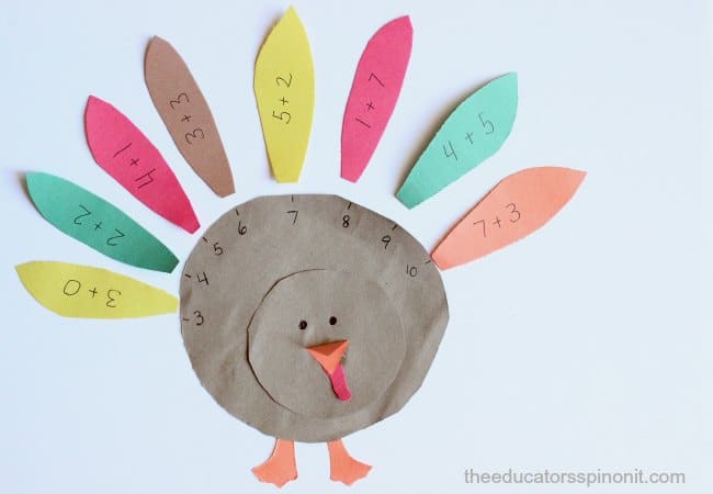 Turkey Addition Game 