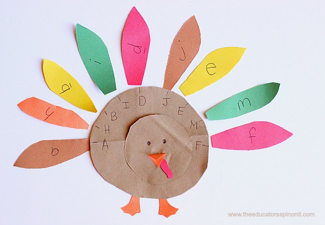 Turkey Alphabet Matching Game