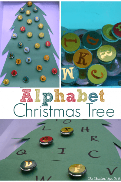 Alphabet Christmas Tree by The Educators' Spin On It - The Educators' Spin On It Alphabet Christmas Tree Game for Kids