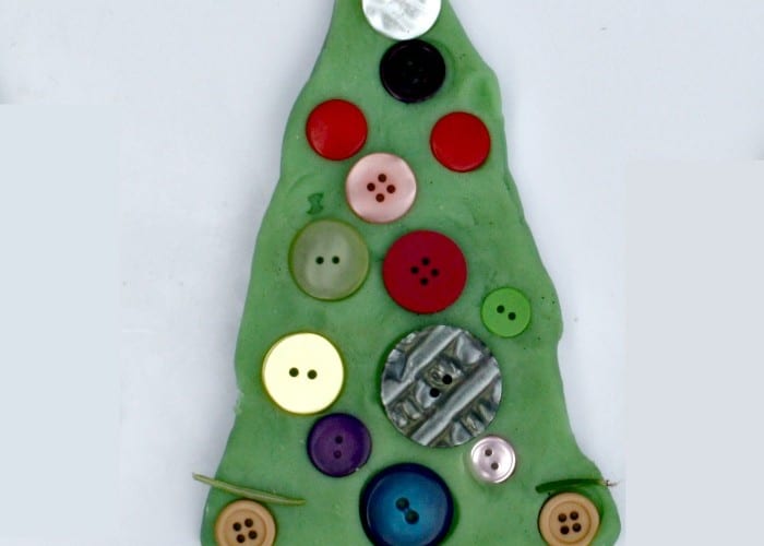 Playdough Christmas Tree Activity for Fine Motor Skills