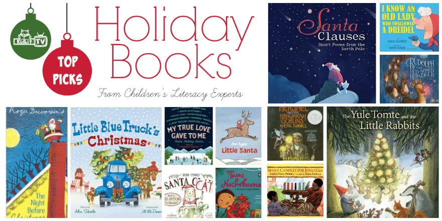 Top Holiday Books for 2014 featured at KidLit tV Holiday Special 
